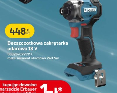 Bezszczotkowa zakrętarka udarowa 18 V promocja w Castorama
