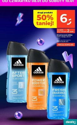 Żel pod prysznic Adidas Fresh Endurance 250 ml promocja w Dealz