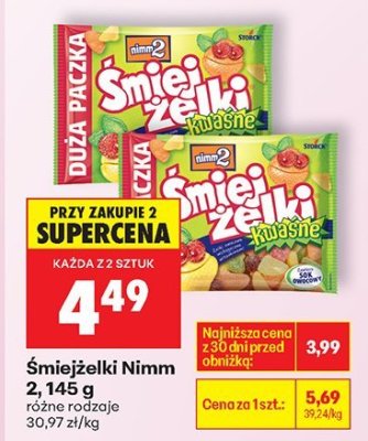 Śmiejżelki, różne rodzaje promocja w Biedronka