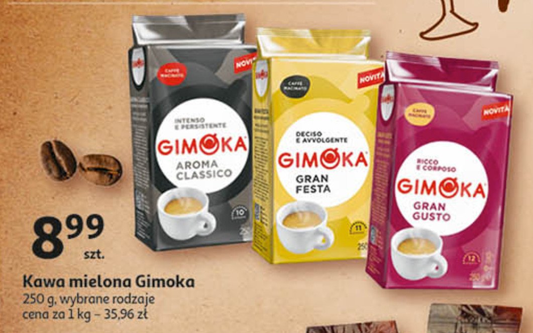 Kawa GIMOKA GRAN GUSTO promocja