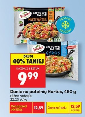 Danie na patelnię Hortex, 450 g - różne rodzaje promocja w Biedronka