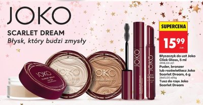 Błyszczyk do ust Joko Click Gloss, 5 ml promocja w Biedronka