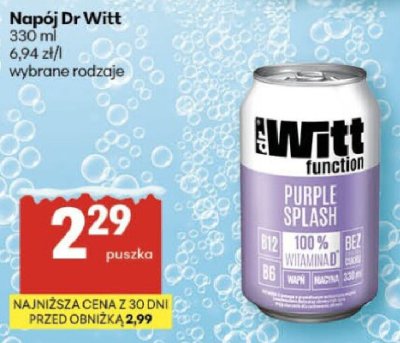 Napój Dr Witt promocja w Delikatesy Centrum