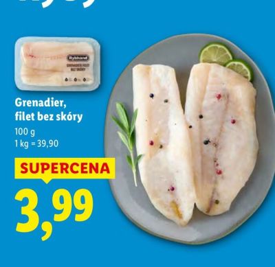Filet bez skóry Grenadier promocja w Lidl