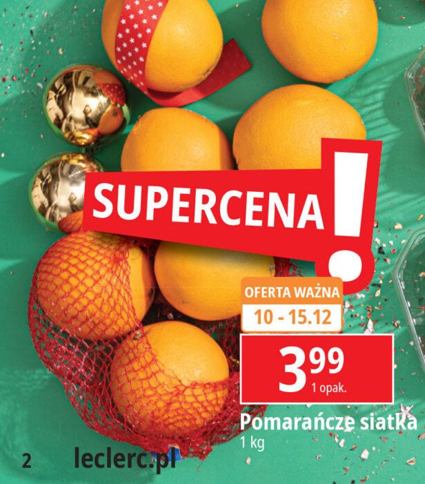 Pomarańcze siatka promocja