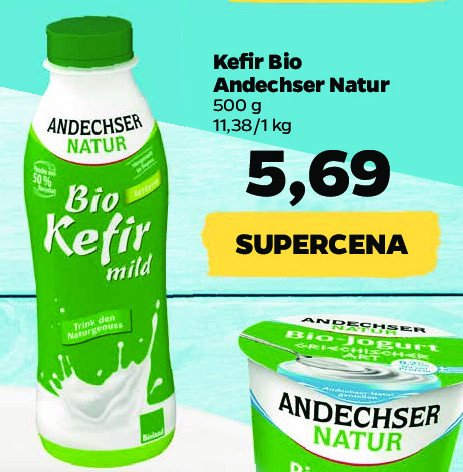 Kefir bio ANDECHSER promocja