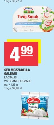 Ser mozzarella blok Zm soko艂贸w promocja w SPAR