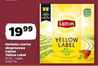 Herbata czarna promocja w Netto