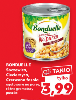 Cieciorka Bonduelle ugotowane na parze promocja