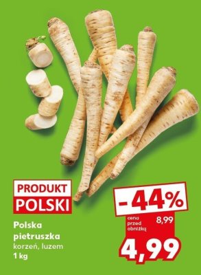 Pietruszka Polska pietruszka korzeń luzem promocja w Kaufland