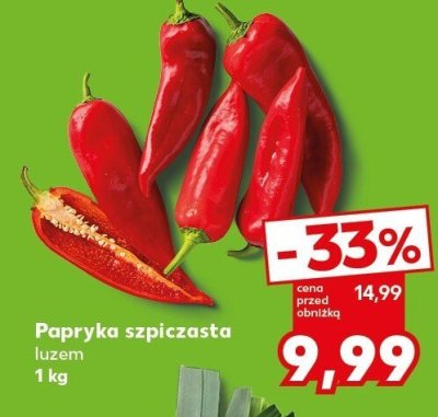 Papryka szpiczasta luzem promocja w Kaufland