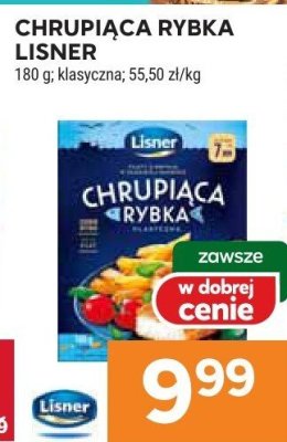 Chrupiąca rybka Lisner klasyczna promocja w Stokrotka