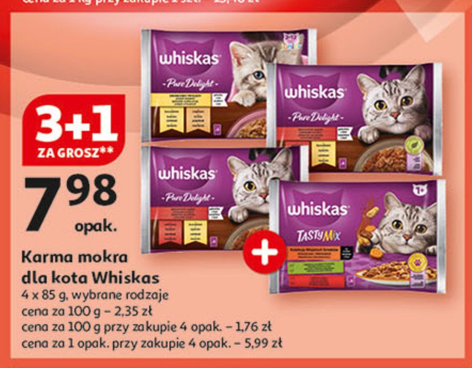 Karma dla kota kolekcja wiejskich smaków Whiskas tasty mix promocja