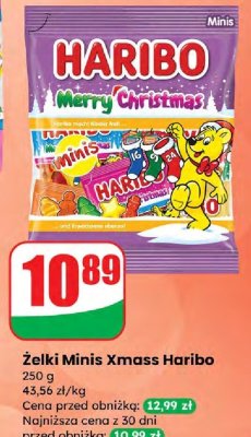 Żelki Minis Xmass  promocja w Dino