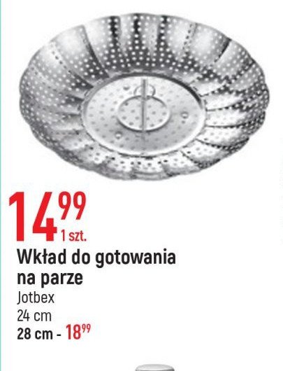 Wk艂ad do gotowania na parze 24 cm Jotbex promocja