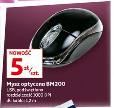 Mysz optyczna bm200 Blupop promocja