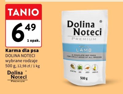 Karma dla psa DOLINA NOTECI wybrane rodzaje promocja w Intermarche