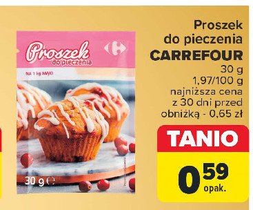 Proszek do pieczenia Carrefour promocja