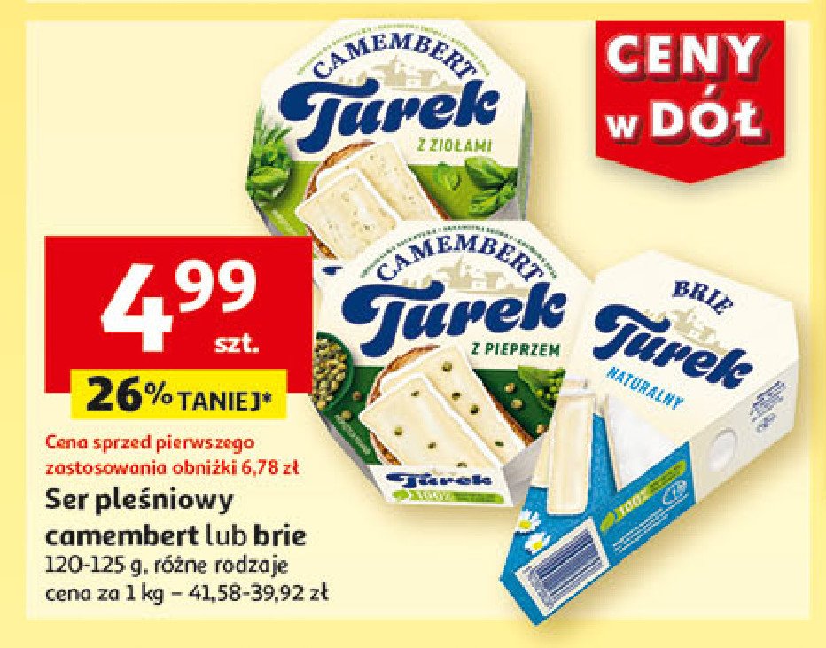 Ser brie naturalny TUREK Turek 123 promocja