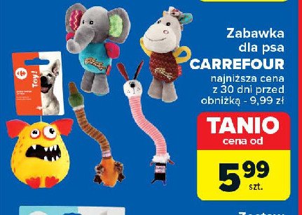 Zabawka dla psa Carrefour promocja