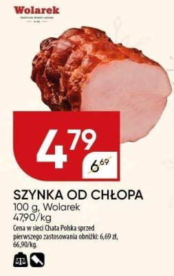 Szynka od chłopa Wolarek promocja w Chata Polska
