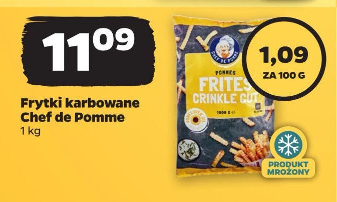 Frytki karbowane Chef de pomme promocja