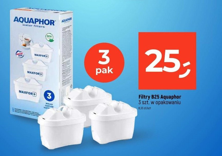 Wkład filtrujący b25 maxfor mg2+ Aquaphor promocja