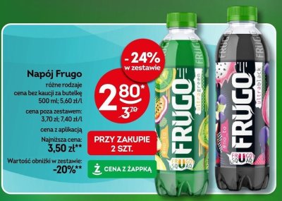 Napój Frugo różne rodzaje 500ml promocja w Żabka