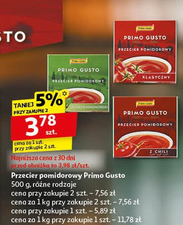 Przecier pomidorowy z chili Primo gusto promocja