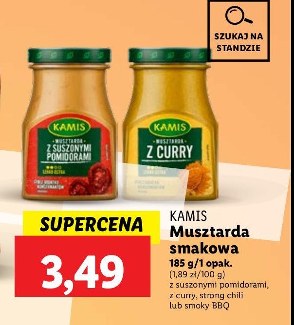Musztarda z suszonymi pomidorami Kamis promocja w Lidl