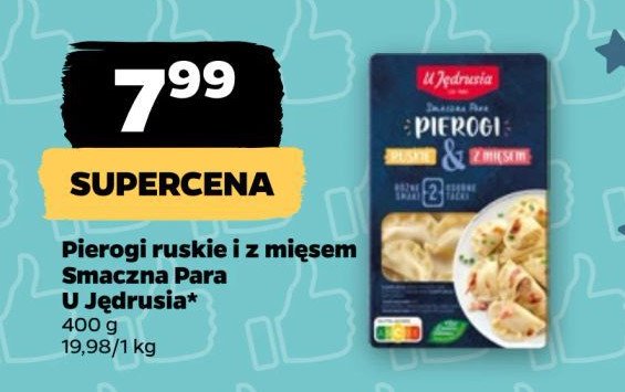 Pierogi ruskie i z mięsem U jędrusia promocja