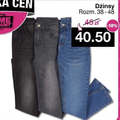 Dżinsy damskie Rozm. 38-48 promocja w Woolworth