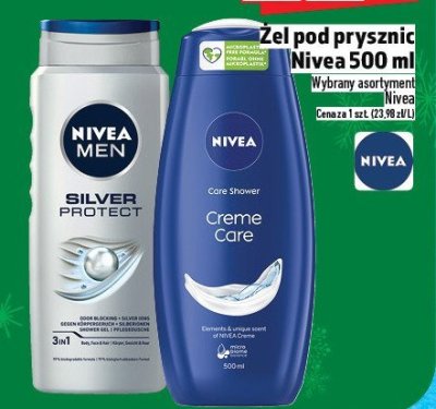 Żel pod prysznic Nivea 500 ml promocja w TOPAZ
