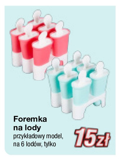 Foremki na lody promocja