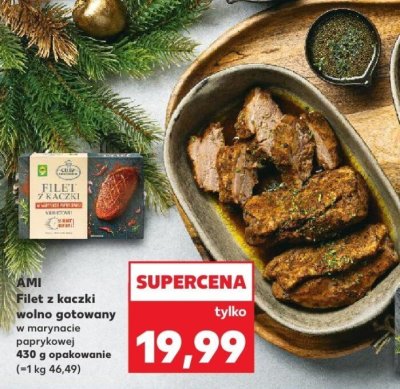 Filet z kaczki wolno gotowany w marynacie paprykowej  promocja w Kaufland