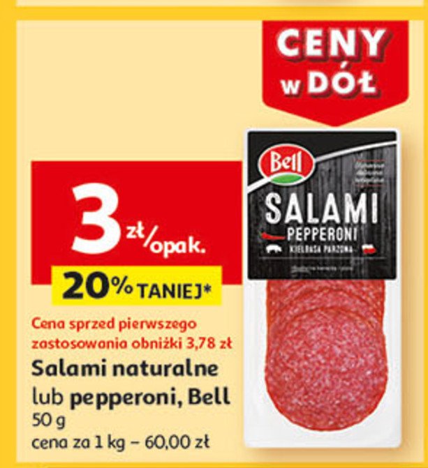 Salami pepperoni Bell polska promocja