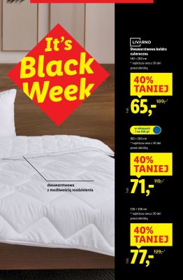 Kołdra dwuwarstwowa całoroczna Livarno 160 × 200 cm promocja w Lidl