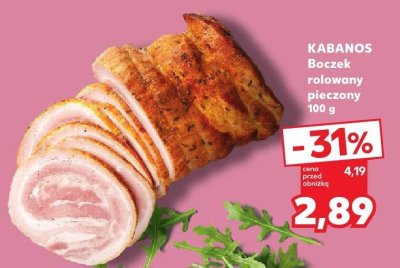 Boczek rolowany pieczony promocja w Kaufland