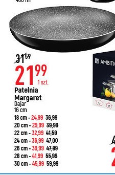 Patelnia margaret 16 cm Dajar promocja