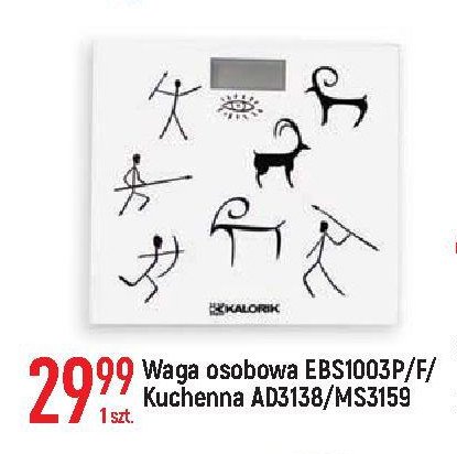 Waga 艂azienkowa ebs1003f Kalorik promocja