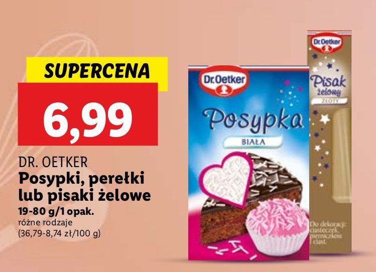 Posypka biała Dr. oetker promocja