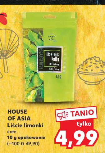Li艣cie kaffiru House of asia promocja