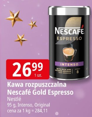 Kawa rozpuszczalna Nescafé Gold Espresso promocja w Leclerc