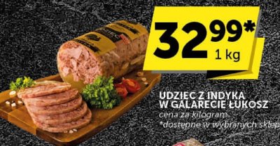 Udziec z indyka w galarecie Łukosz promocja w Groszek
