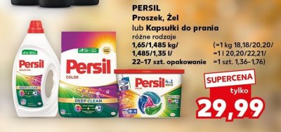 Proszek lub Żel lub Kapsułki do prania Persil różne rodzaje promocja w Kaufland