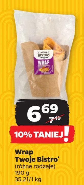 Wrap TWOJE BISTRO promocja