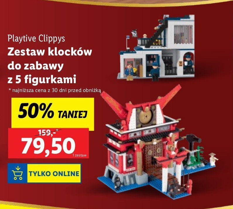 Zestaw klocków z 5 figurkami Playtive promocja