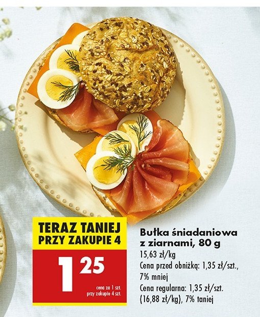 Bułka śniadaniowa promocja
