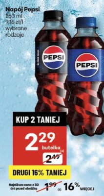 Nap贸j Pepsi maximum promocja w Delikatesy Centrum