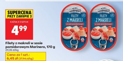 Filety z makreli w sosie pomidorowym  promocja w Biedronka